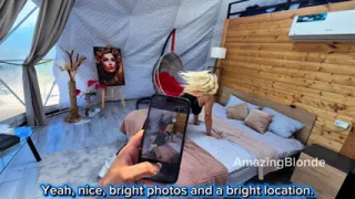 Met a guy in a mountain dome hotel and gave him a blowjob