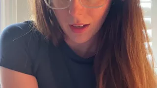Hottie in Glasses Tells You How to Stroke!