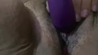 Stimulating My Pussy with Vibrator Intense Squirting Orgasms