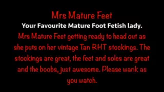 Vintage Rht Stockings Going