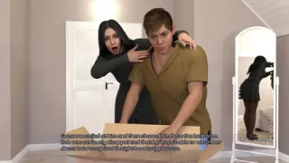 The Three Panels: Hotwife Is Modeling for Old Man While Her Cuckold Hubby Is Watching - Episode 5
