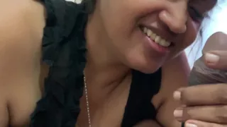 ep3 Desi stepmom found cam of stepson she strips show Pussy Show Begins Laying on the bed starts boobs job seduced punishment