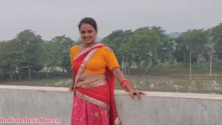 Desi village beautiful Bhabhi first time Anal Sex by Brother-in-law outdoor sex enjoy in Hindi Dirty talk IndianAlexaQueen