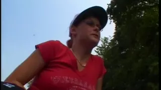 Stunning babe with big tits gets her pussy toyed