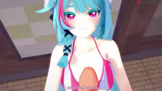 Mint POV sex in her bikini - Neverness to everness (NTE)