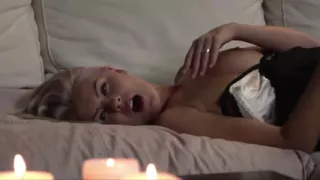 Insatiable Blonde MILF Rides Her Massive Dildo Deep
