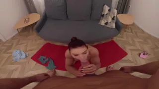 She wanted help stretching, so I stretched her ass with my dick