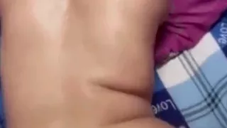 Horny MILF moans while getting fucked hard in doggy-style by a big cock.
