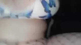 Lingerie fuck on thick step mom