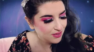 Pink Lipstick on Plexiglass Asmr