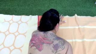 Sexy tattooed brunette with big ass gets fucked in POV