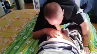 Stepdaddy Gives His Boi Full Oral Service, Part 1 Blowjob and Ball Licking