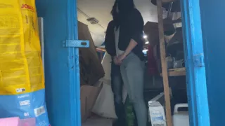 A warehouse worker fucked the manager hard right there on the boxes and put her in her place