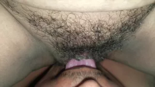 I called her home after work, licked her pussy, and then fucked her.