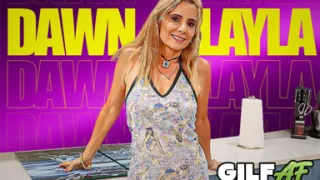 Dawn Layla Swallows Granddaughter's BF Thick Cum
