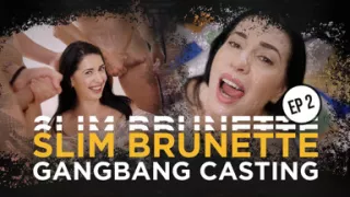 Slim Brunette Gangbang Casting