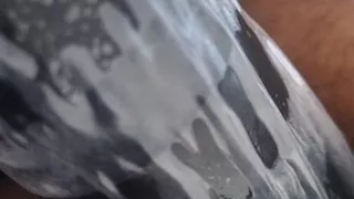 having a rod in my ass using condom