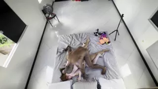 Two Lesbian Girls Suck And Fuck Each Other In Front Of Me I Fuck Them Both