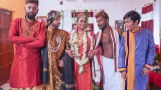 Desi queen BBW Sucharita Full foursome hardcore erotic Night Group sex gangbang Full Movie ( Hindi Audio )
