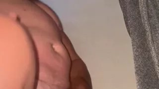 Fat Smoking Stepdaddy Uses His Penis Massager