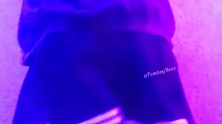 Cute Femboy in Skirt Jerks Off