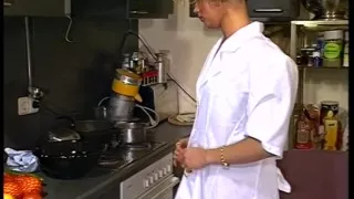 Horny MILF lesbians have amazing sex in the kitchen