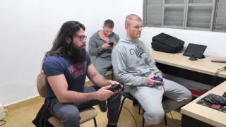 3 Heteros Playing Naked