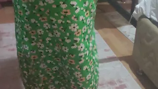 She came while I was vacuuming the house, licked my wet pussy, and shoved her cock inside.