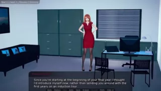 Cosy Cafe Part 3 - Sexy Headmistress