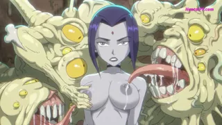 The Dark Haired Slut Raven Railed Hard By A Monstrous Penis ( Cartoon Parody Uncensored )