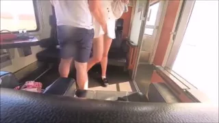 Caught Fucking on a Train. Omg