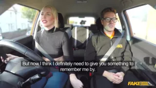 Fake Driving School - Naughty Student Driver Lexi Lou Deepthroats Instructor Ryan, Gets Fucks Hard Until She Squirts & Cums