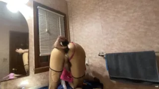 Crossdressing sissy buttslut rough assfuck