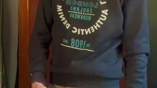 Wanker Mike is stroking