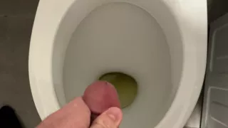 Piss masturbation and cumshot