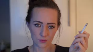 Sensual Close up Smoking with Petite Girl