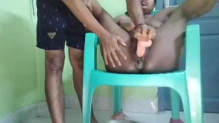 Ass, pussy hard fuck with her