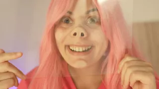 Silly Face Fetish and Pignose in Glass