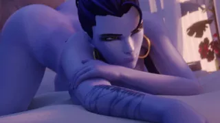Widowmaker From Overwatch - Sniper Mission Failed Because of Big Cock - Doggystyle & Beach Jack-o Pose Big Ass Fuck 3D