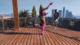 GTA 5 Franklin Hires Premium Lady in his Vinewood Mansion PART1
