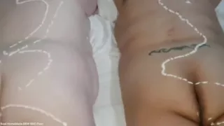 Hubby Giving Me and My Friend Sexy Passionate Massage