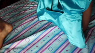 Brandi Love Sexual Vigor Satin Turquoise Dress Fucked, Cum & Used as Ass Hole Wipe