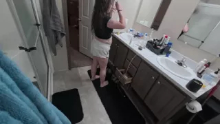 Shower Peeper Destroys PAWG
