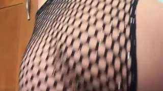 He takes off his panties in front of his stepfather and gets what he deserves with a dick in his mouth