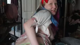 Stepdaddys Lil Slut Gets Caught Smoking