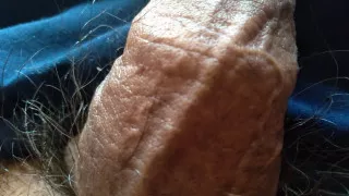 dude shows off his awesome cock in close-up