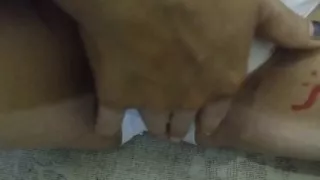Putting Finger in Pussy and Taking Out Pussy Water