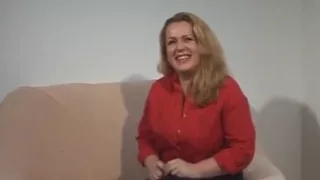 Big Titted German Lady in Stockings Knows How to Suck Cock