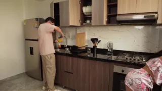 Was It All a Dream? Argument Over Dirty Crockery Ends in Sex with My Perfect Stepmom, Creampie in Pink Pussy