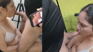 Fabiana's Footjob and Oral Sex
